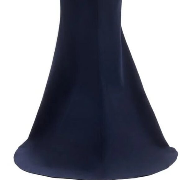 Mother of Bride dress Alexander by Daymor #1671 size 6, Navy - Picture 8 of 8